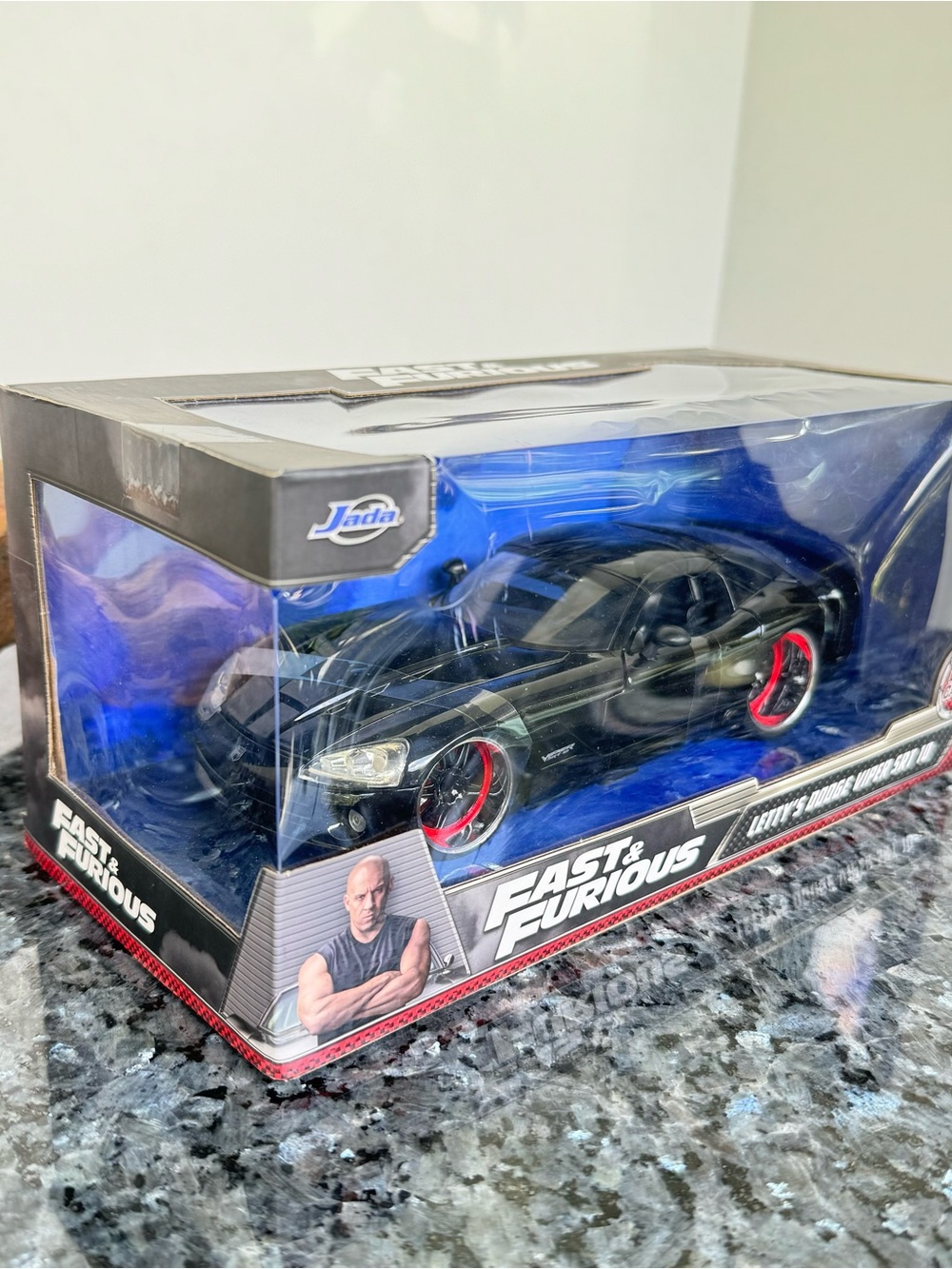 NEW Fast & Furious Jada Toys Letty’s Dodge Viper SRT 10 Black Die-Cast Model Car